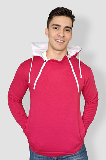 Sudadero Double Zip Rojo - Estilo moderno con dos cierres de cremallera en color rojo.